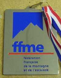 Vice-champion de France de raquette à neige (FFME)