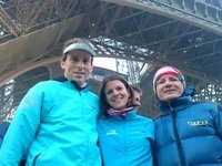 Tour Eiffel Vertical Race, en 10mn50s J. 279m de D+, 1600 marches…