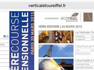 Tour Eiffel Vertical Race, en 10mn50s J. 279m de D+, 1600 marches…