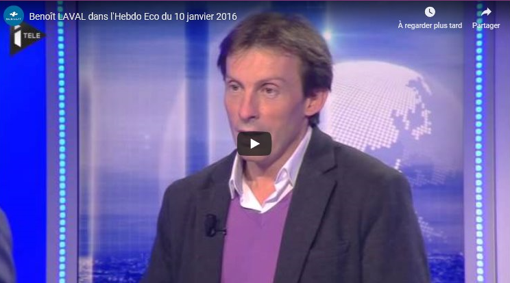 Benoit LAVAL et Raidlight sur iTELE –  L’Hebdo de l’éco du 10/01/2016