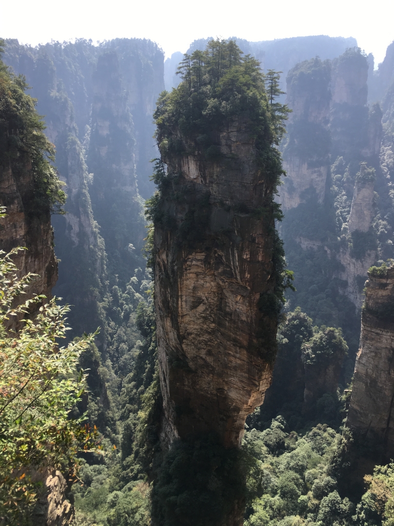 Trail à Zhangjiajie, 1er parc National de Chine, les paysages qui ont inspiré le film Avatar…