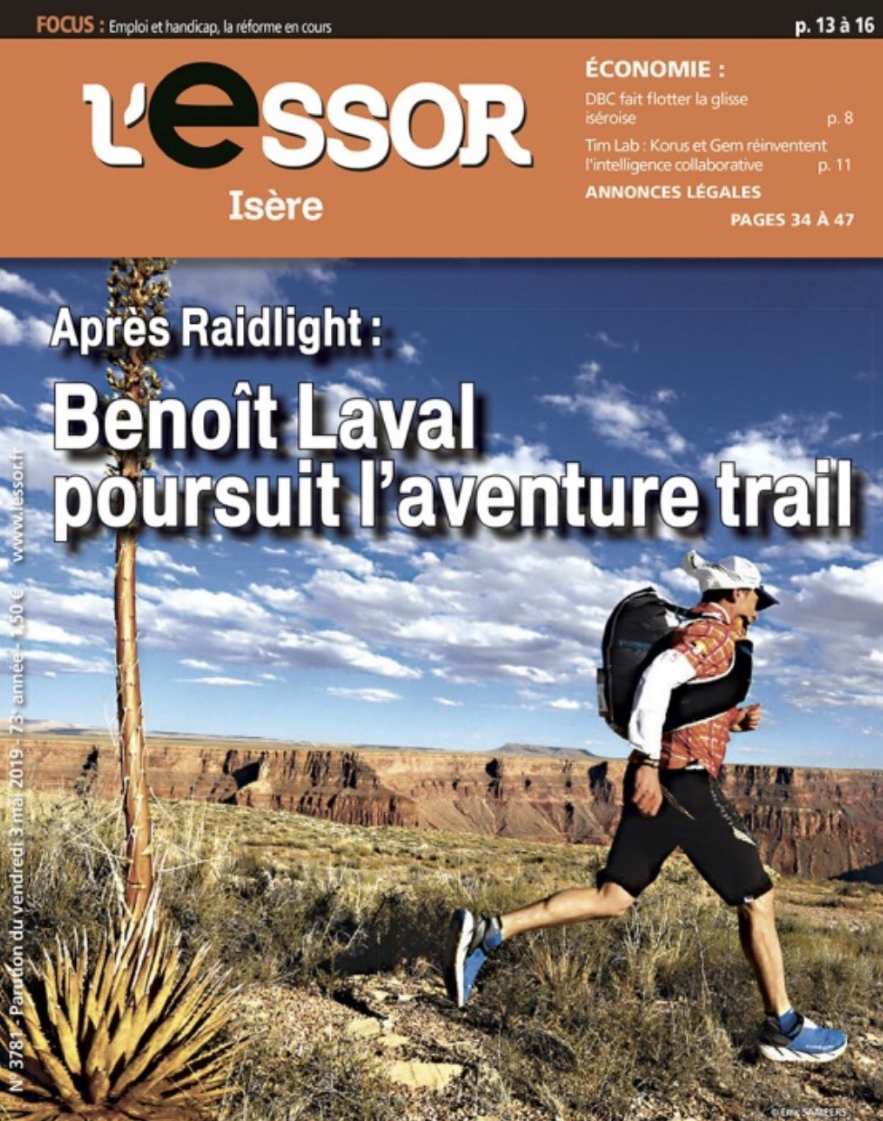 Benoît Laval continues the adventure in Trail running – Portrait in magazine Essor Isère