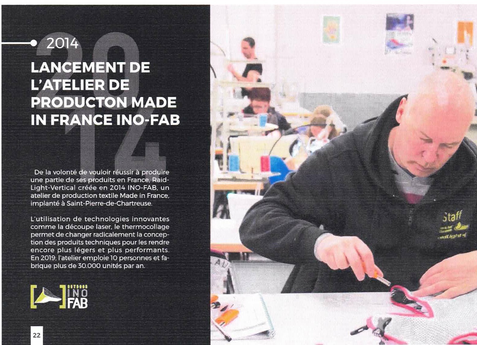 Proposition de reprise de l’atelier de production Raidlight de Saint-Pierre-de-Chartreuse